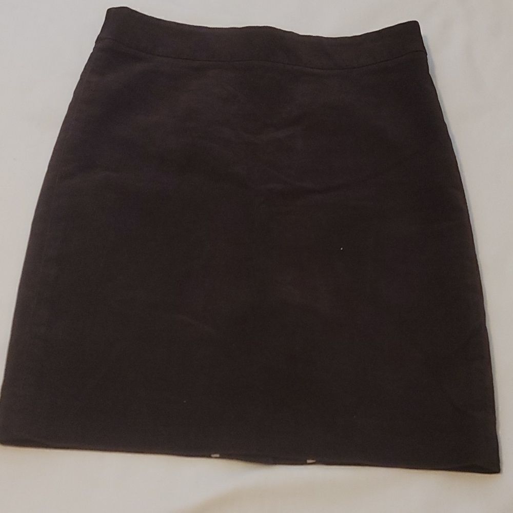 J CREW Women's burgundy Brushed Corduroy Pencil‎ Skirt Size 2